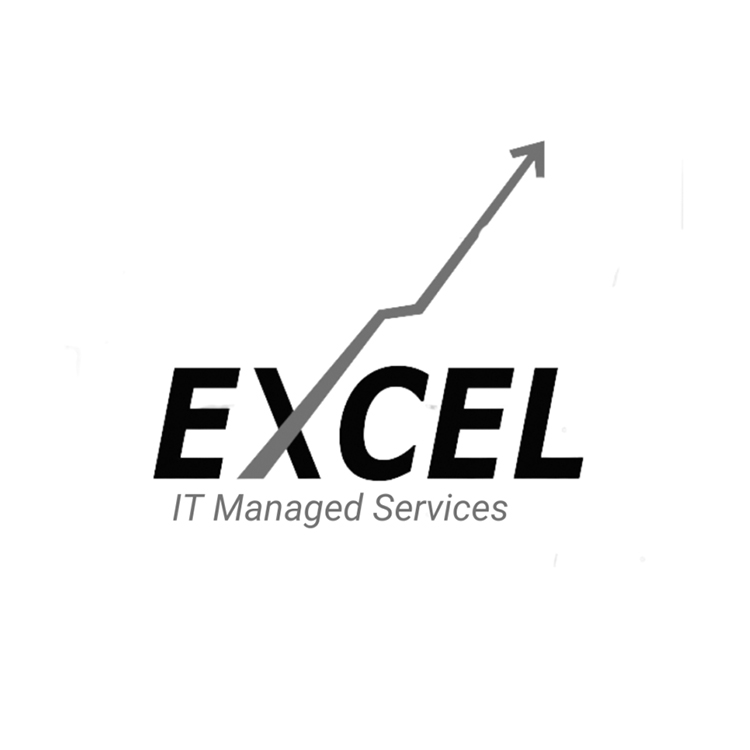 Excel IT Managed Services Logo with an rising arrow as part of the "X" in Excel